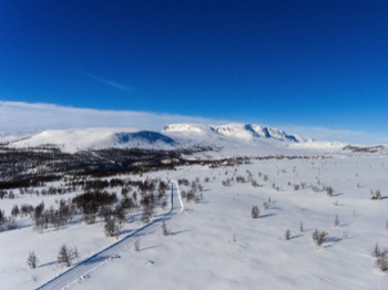  Budalen opp mot Skarven. Magisk skitur. 