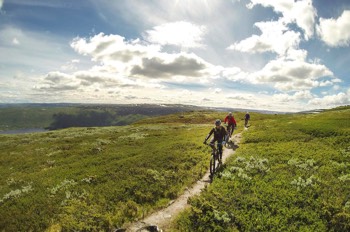  Geilo er blitt et sykkelparadis. Rallarvegen, sykkelparker og grusveier langt inn på vidda. 